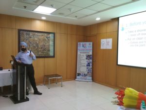 Kailash Charitable Trust in association with Family Health Plan Insurance TPA Ltd organized a free health talk show at TechnipFMC, Technip Tower, A-4 Sector-1 on 27th October, 2017 from 3:00pm to 4:00pm. Dr.S.S Kalsi, MBBS of Kailash Hospital & Heart Institute, NOIDA has delivered a Health Talk on the topic, “Hygiene to prevent infectious diseases” The talk was succeeded by a healthy interaction.. 37 employees of the company attend the Health Talk Show.