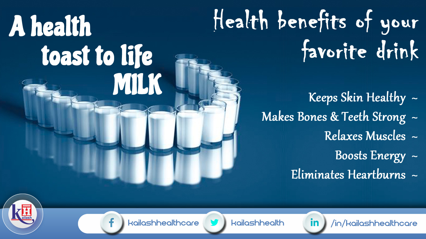 Milk has amazing health benefits on your overall wellbeing.