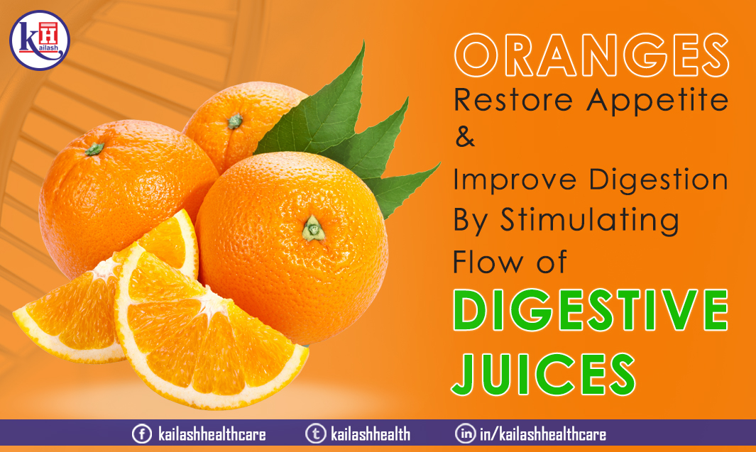 Oranges are citrus fruits that help boost immunity & improve digestion as they have natural digestive acids.