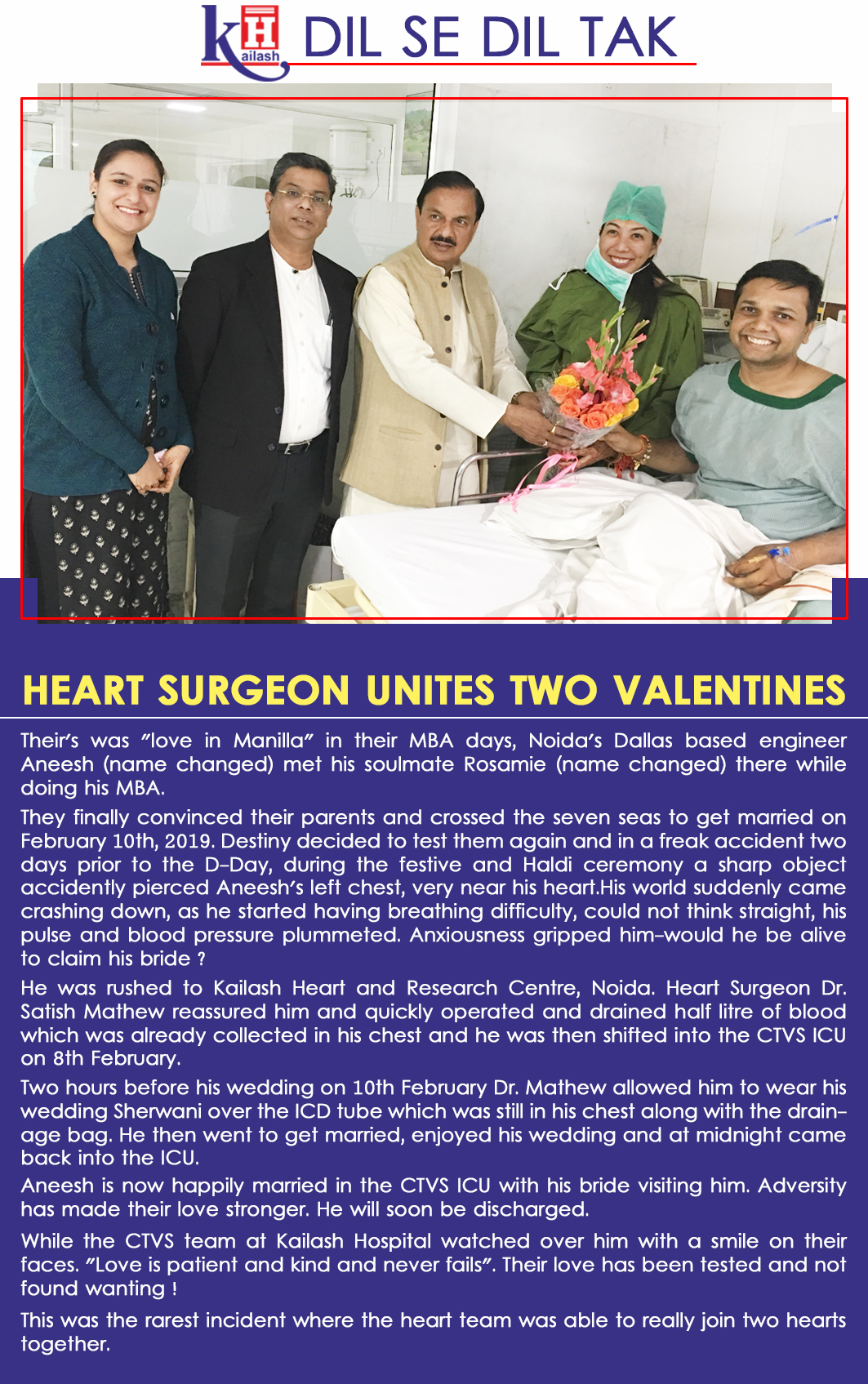 A Successful Heart Surgery by the Best Heart Surgeon of Kailash Hospital, Noida