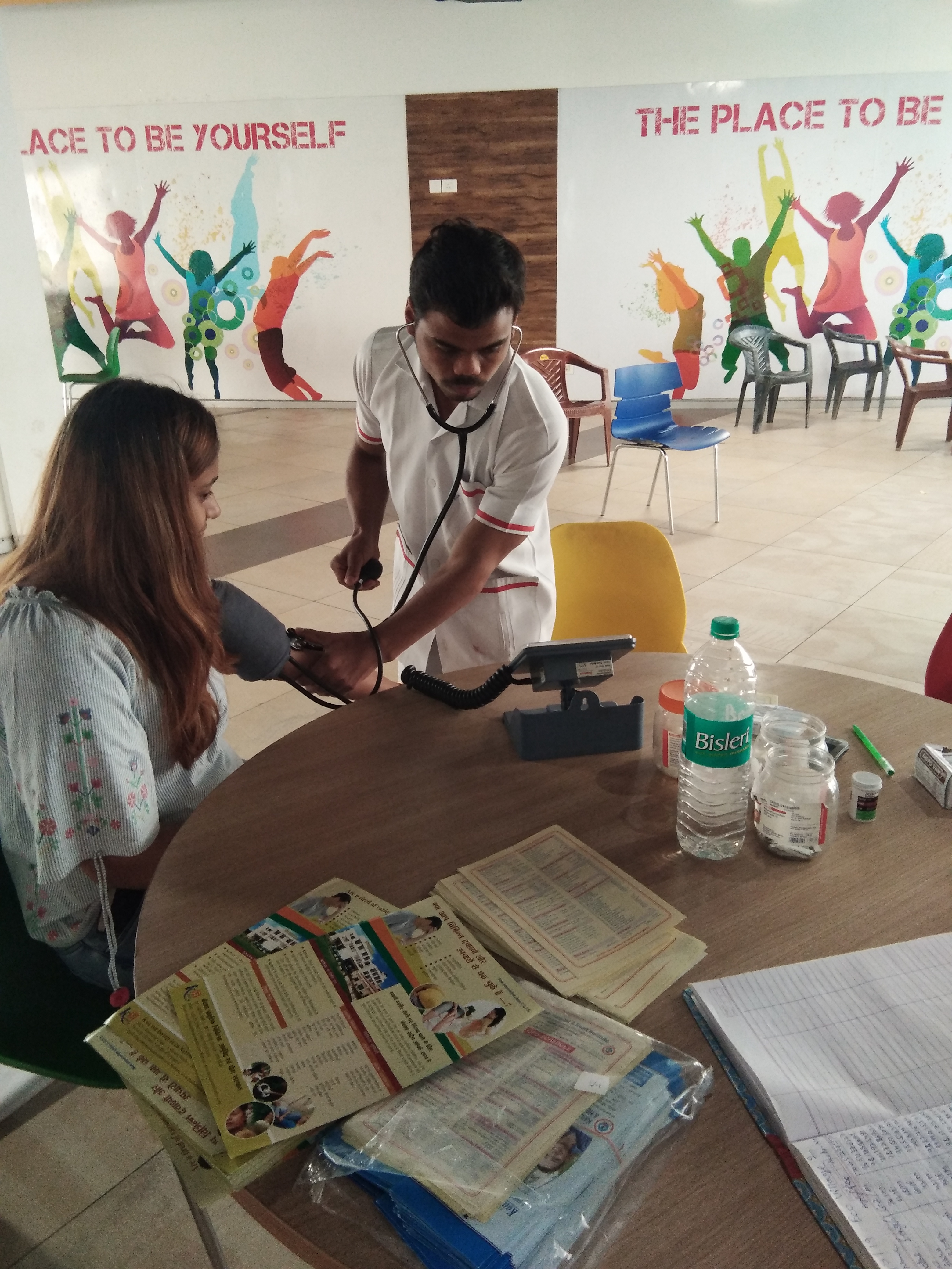 Kailash Charitable Trust organized a Free Health Check-up Camp at Eco Village 2,Greater Noida West