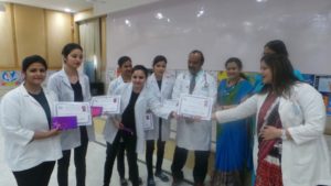 Hand hygiene day was celebrated at Kailash hospital Noida on 5th May 2019 with full gusto.