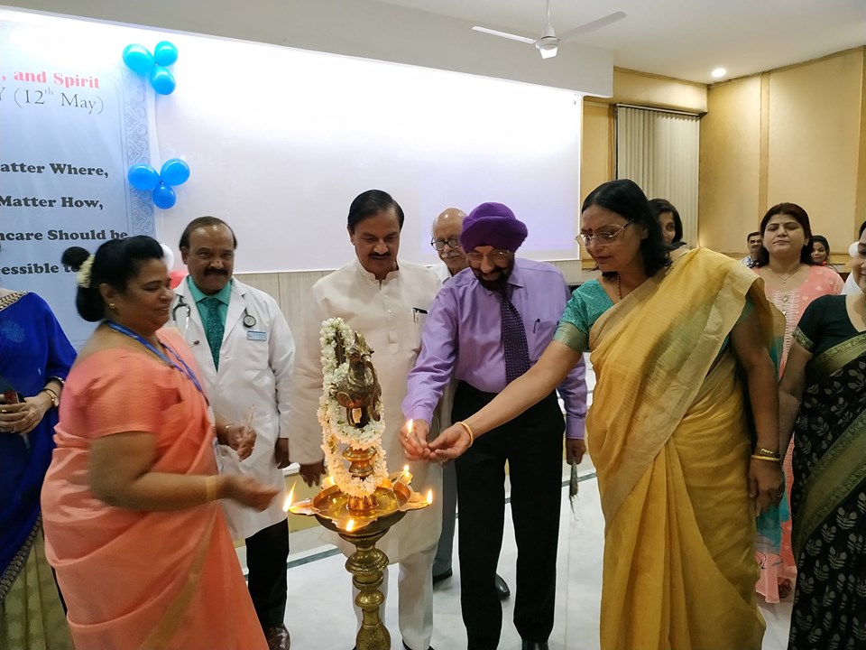 ‘International Nurses Day’ was celebrated today with great excitement & zeal at Kailash Hospital, Noida