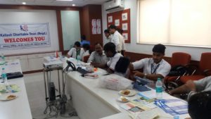 Kailash Charitable Trust Organized a Free Health Check-up Camp at Motherson Sumi System Ltd, A-15 Sec-6, Noida