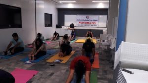 Kailash Charitable Trust organized a free Yoga Health Session at BCMS. Advant Navis Business Park, Plot no. -7, Sector- 142, Noida - 201305