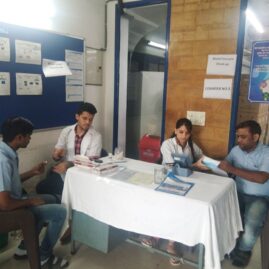 Kailash Charitable Trust organized a Free Health Check-up Camp at Deki Electronics, Sector 58, Noida
