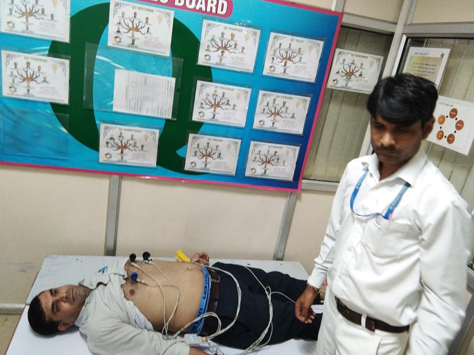 Kailash Charitable trust organized a Free Health Check-up Camp at Motherson Sumi SystemLtd. (FUSO) A- 4 Sector 84, Noida