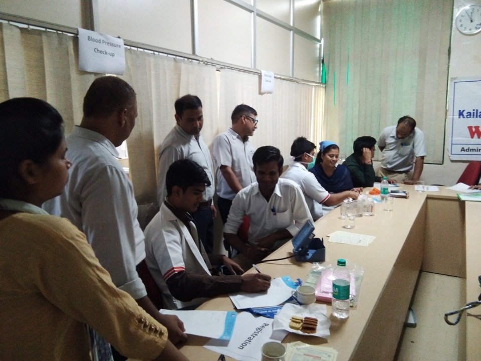 Kailash Charitable trust organized a Free Health Check-up Camp at Motherson Sumi SystemLtd. (FUSO) A- 4 Sector 84, Noida