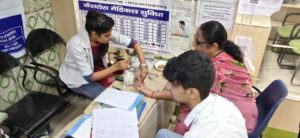 Kailash Charitable Trust In Association with Chola Mandalam General Insurance company Ltd Organized a Free Health Check-up Camp at OBC Bank , Sector 51, Noida