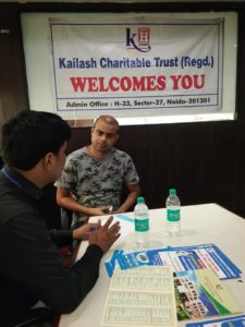 Kailash Charitable Trust, Noida has Organized a Free Health Check-up Camp at MP Printers Phase – 2, Noida on 10th Sept 2019
