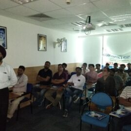 Kailash Charitable Trust in Association with family Health Insurance TPA Pvt. Ltd. organized a Health Talk show on “Stress Management” at Tata AIG General Insurance Co.Ltd.