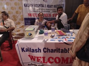 Kailash Charitable Trust, Noida has provide medical assistance through camp at Jalvayu Vihar on occasion of Durga Puja, sector-25, Noida.