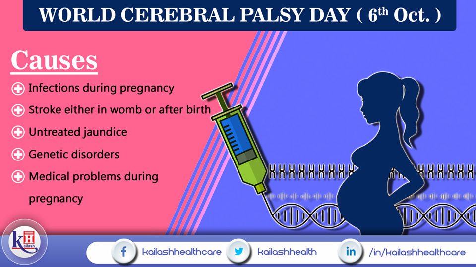 Certain Medical problems & infections during pregnancy can cause Cerebral Palsy in newborns. Stay healthy & safe from infections.