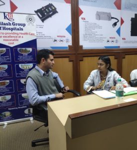 Kailash Hospital & Heart Institute, Noida, organized a free Health Check up Camp at Minda Corporation Limited, D-6-11, Sector-59, Noida on 07 December 2019 from 10:00 am to 03:00 pm. 129 employees attended the Health Check up Camp and benefited from the advice of doctor's of Kailash Hospital and Heart Institute, Noida.