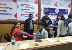 Kailash Hospital & Heart Institute, Noida, organized a free Health Check up Camp at Minda Corporation Limited, D-6-11, Sector-59, Noida on 07 December 2019 from 10:00 am to 03:00 pm. 129 employees attended the Health Check up Camp and benefited from the advice of doctor's of Kailash Hospital and Heart Institute, Noida.