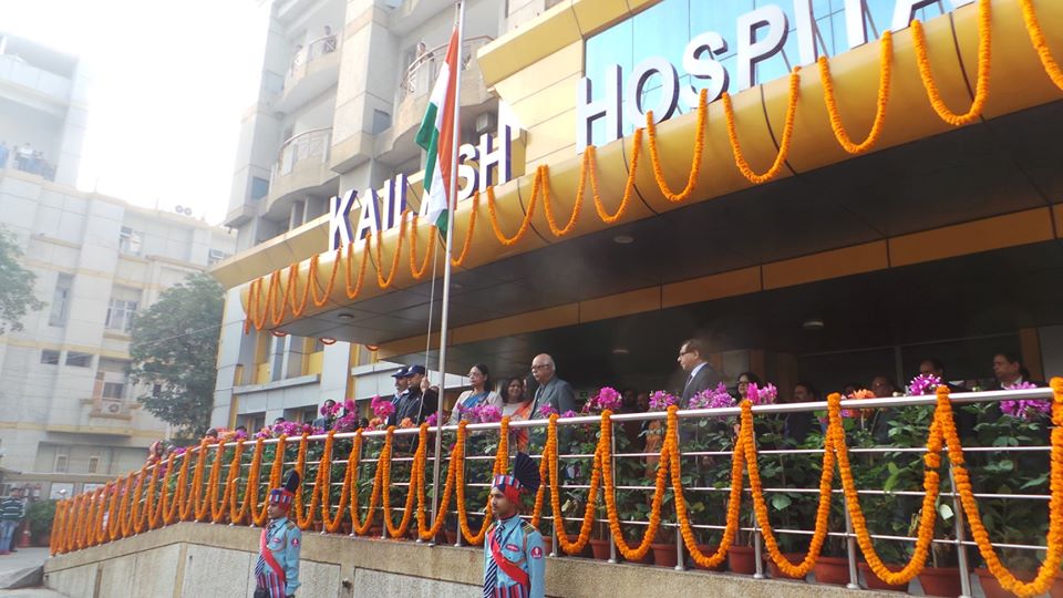 Kailash Hospital & Heart Institute at Sec 27 Noida, celebrated Republic Day on 26th January 2020 with great patriotic fervour.