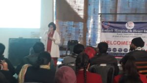 Kailash Hospital and Heart Institute, Noida organized the “First-Aid Awareness session” at Vidya & Child, Village Barola, Sector-49, Noida