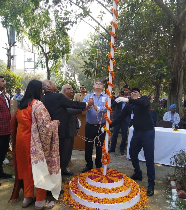 The hospital staff at Kailash Hospital, Greater Noida took pride in glorifying & celebrating the Republic Day on 26th January.