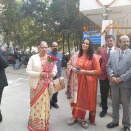 The hospital staff at Kailash Hospital, Greater Noida took pride in glorifying & celebrating the Republic Day on 26th January.2