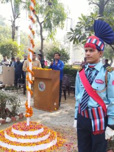 The hospital staff at Kailash Hospital, Greater Noida took pride in glorifying & celebrating the Republic Day on 26th January.