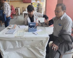 Kailash Hospital & Neuro Institute, in association with Noida Lok Manch Organized a Free Health Check-Up Camp at, Dharam Public School, Sector-22 Noida
