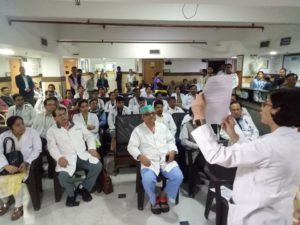 ‘NAMASTE over HANDSHAKE’ to Prevent Spread of Corona Virus in Kailash Hospital, Sec 27, Noida