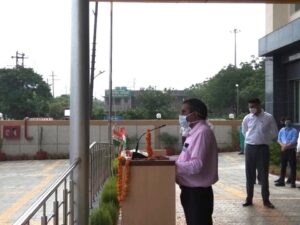 Kailash Hospital & Neuro Institute, Sec 71 Noida celebrated the 74th Independence Day with a patriotic fervor today.