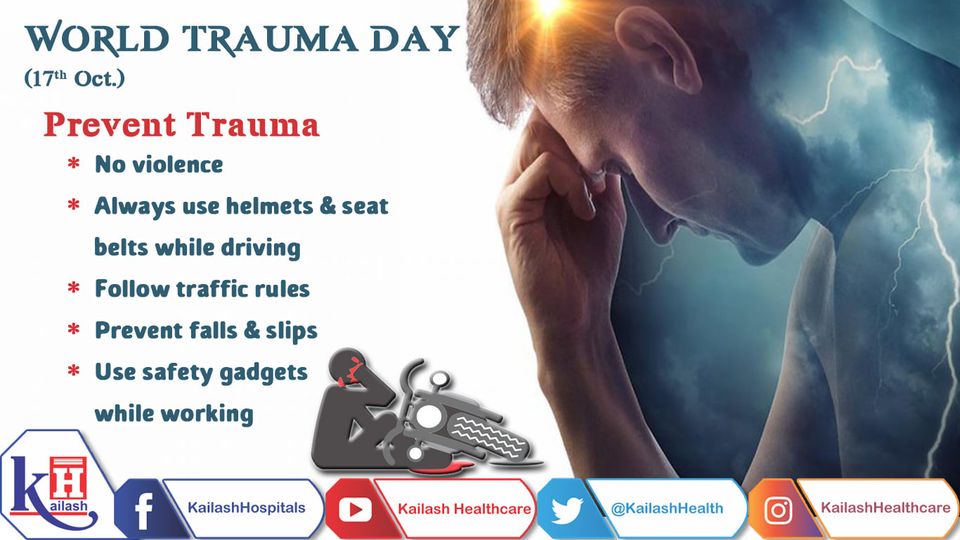Learn valuable tips on how to prevent injuries from trauma on the road or anywhere. For any traumatic emergency, you may call at our Emergency nos. - (0120) 2466666/ 9990444444
