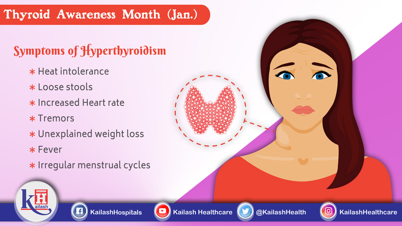 Experiencing increased heart rate, tremors or intolerance to heat. They