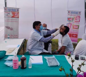 Kailash Hospital & Heart Institute, in association with NSEZ Phase-2, organized a Free Health Check-up camp