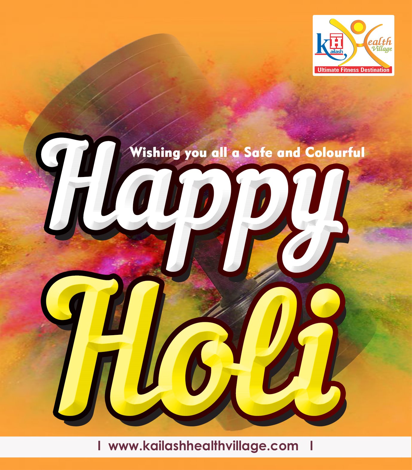Kailash Health Village wishes you all a Safe & Colorful Happy Holi.