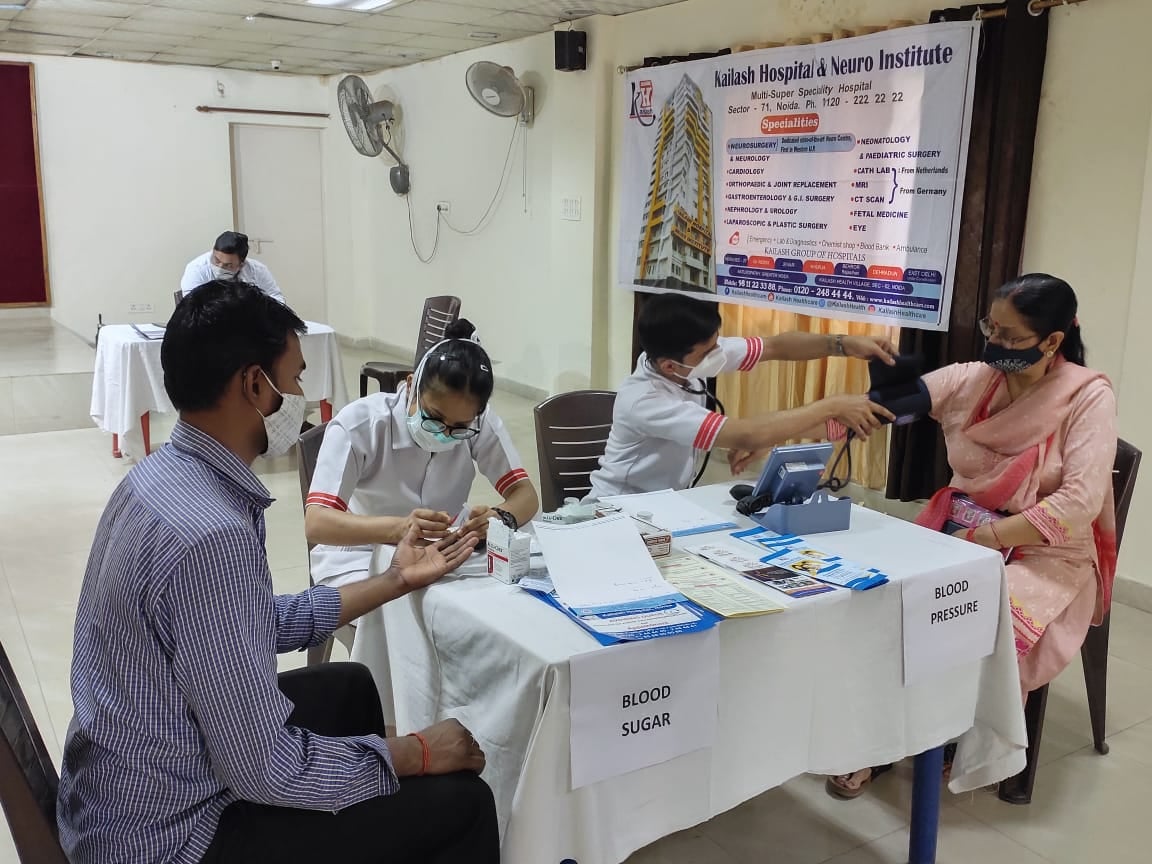 Kailash Hospital & Heart Institute, Noida in association with BHEL, organized a Free Health Check-up camp on 20/03/2021 from 09:00 AM to 01:00 PM.