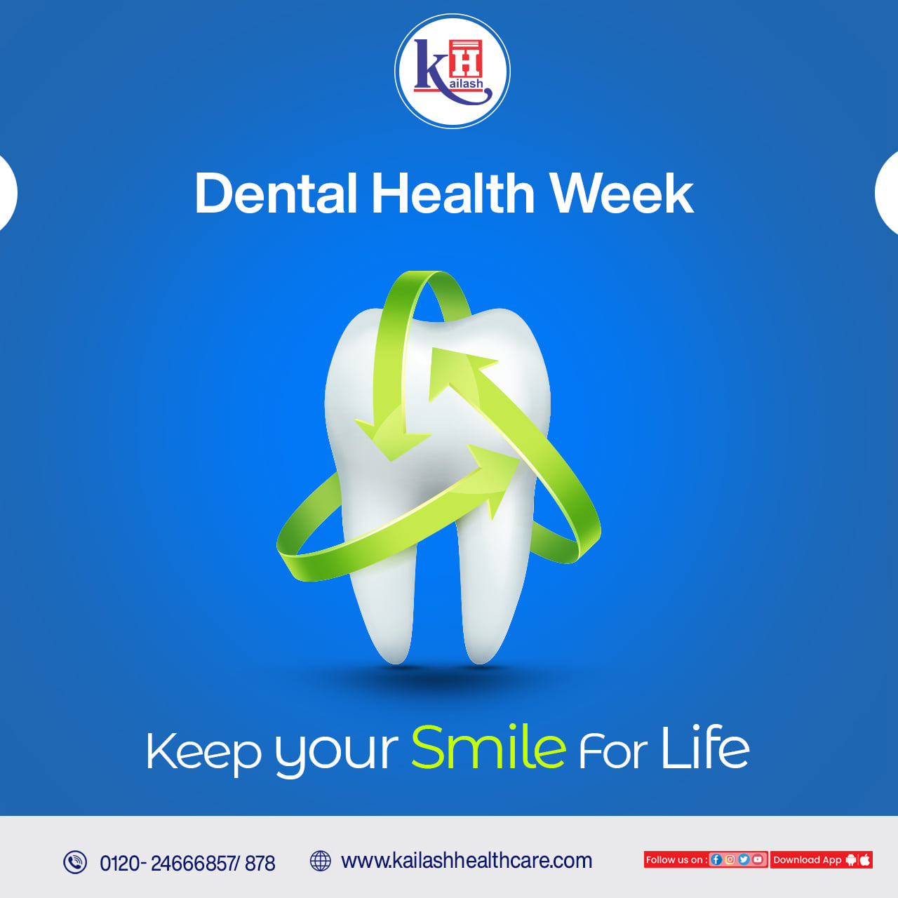 Dental Health is the mirror of your overall well being. Regular Oral Hygiene & Dental visits can keep your SMILE healthy for life.