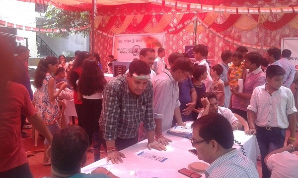 Organized a Free Health Check up Camp at Children Park Sector 82, Noida