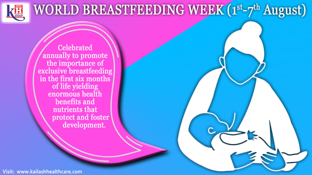 World Breastfeeding Week is celebrated every year from 1st to 7th August all over the globe to encourage breastfeeding and improve the health of babies around the world.