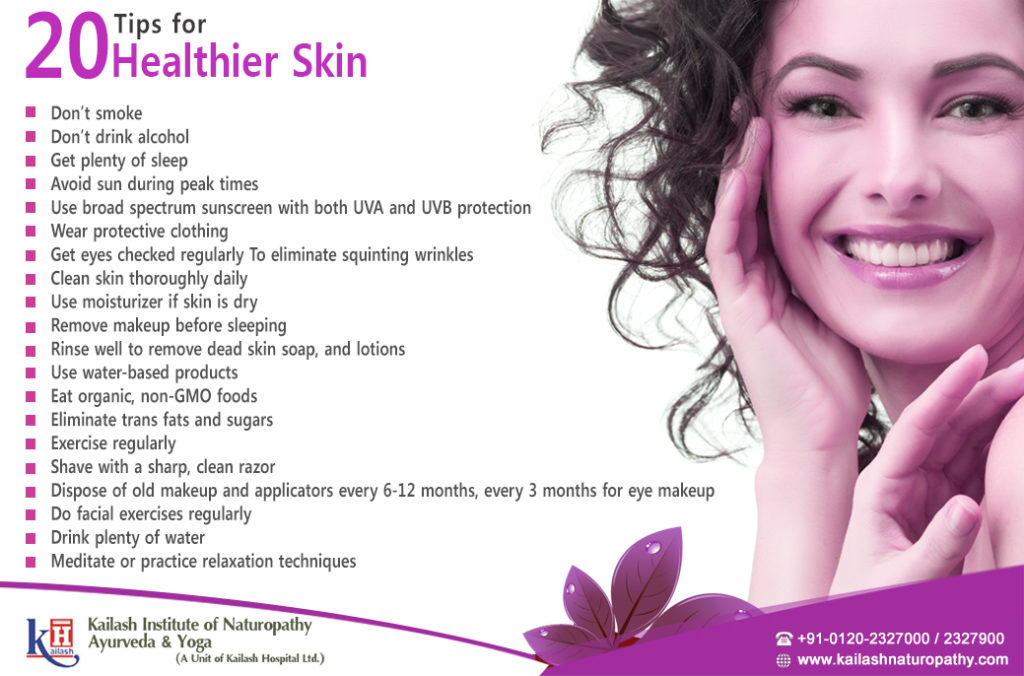 20 Tips for Healthier Skin
