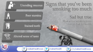 Signs of Chain Smokers
