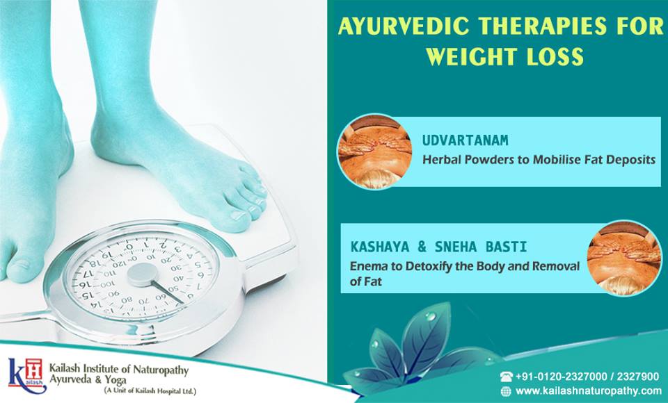 Ayurveda Therapies for Weight Loss