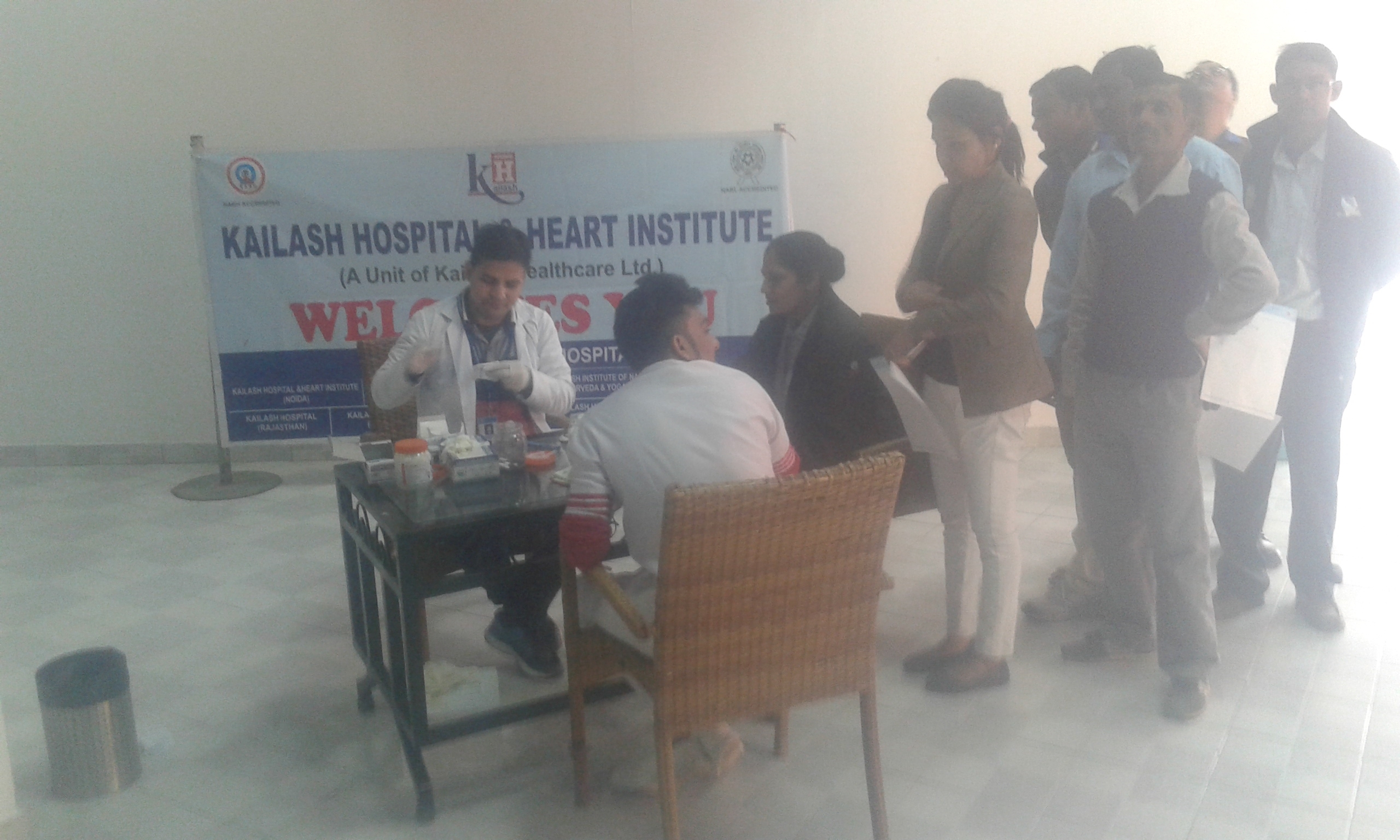Organized Free Health Check up Camp at Entertainment City Ltd