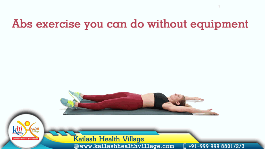 Abs Exercise you can do at home without any equipment..