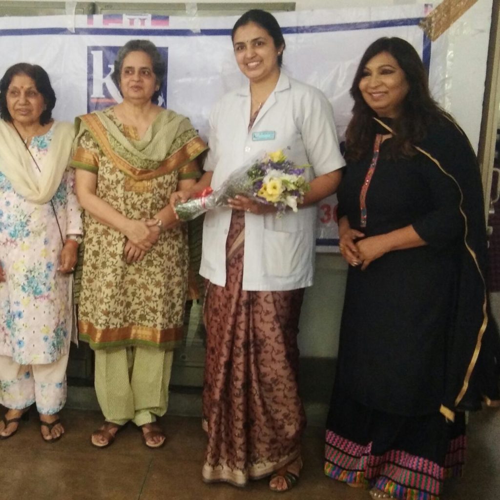 Organized a Free Health Check- up Camp at Primary School, Shashikant Enclave, Arun Vihar, Sec-37, Noida