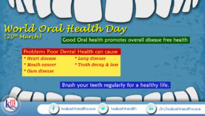 Good oral health contributes to overall health & well-being!