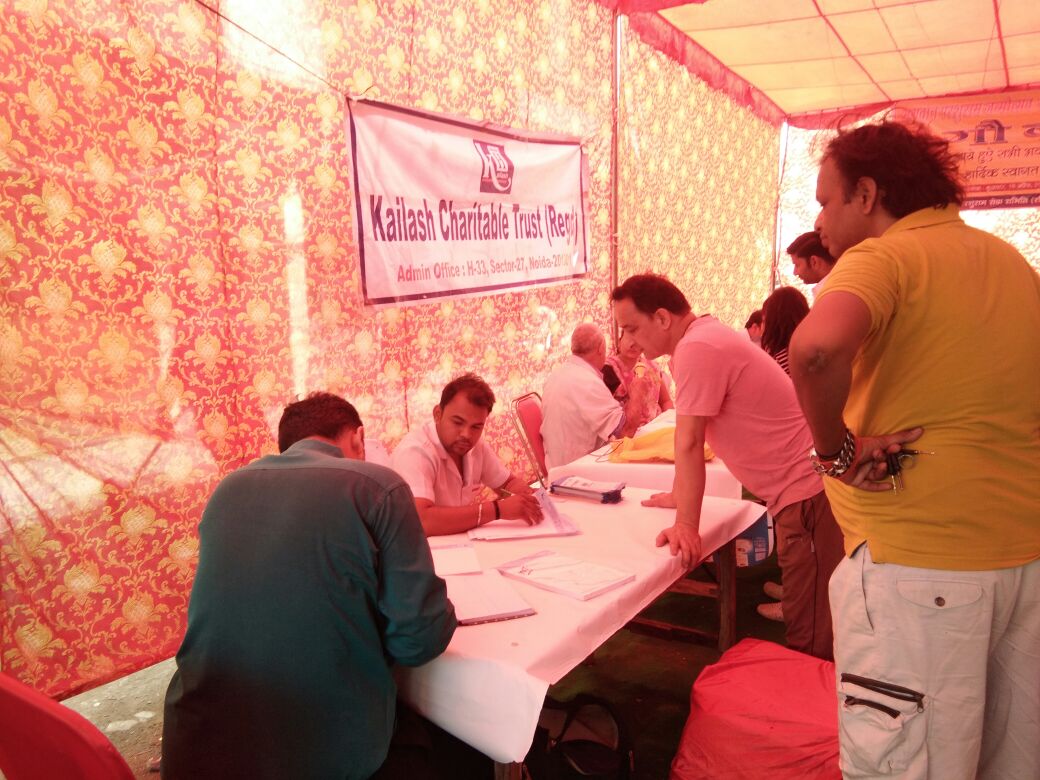 Organized a Free Health Checkup Camp at A – 649 Naala Road, New Ashok Nagar, New Delhi