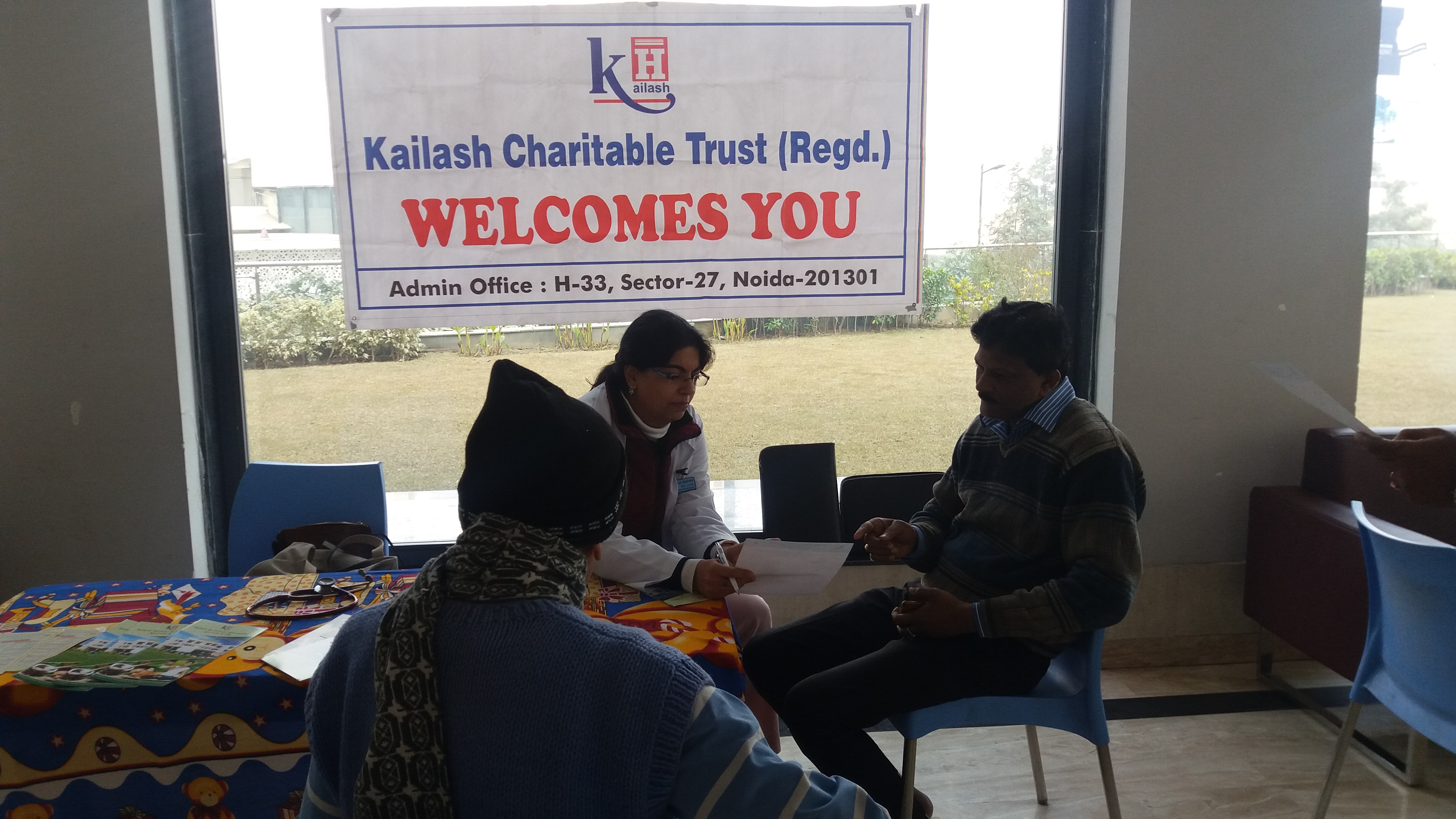 Kailash Charitable Trust is Organized a Free Health Check-up Camp at Galaxy North Avenue, West Greater Noida