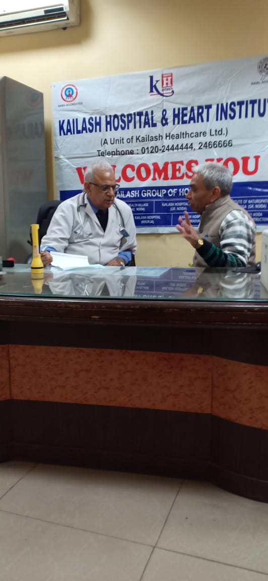 Kailash Charitable Trust Noida, Organized a Free Health Check-up Camp at Dr Bhim Rao Ambedkar College Yamuna Vihar Delhi