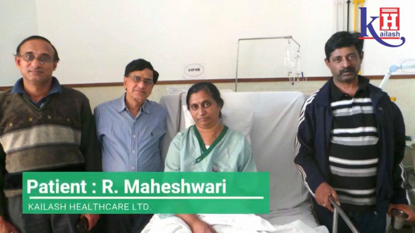 Mrs. R. Maheshwari Appreciates Kailash Hospital’s Cardiologists for her Heart Surgery