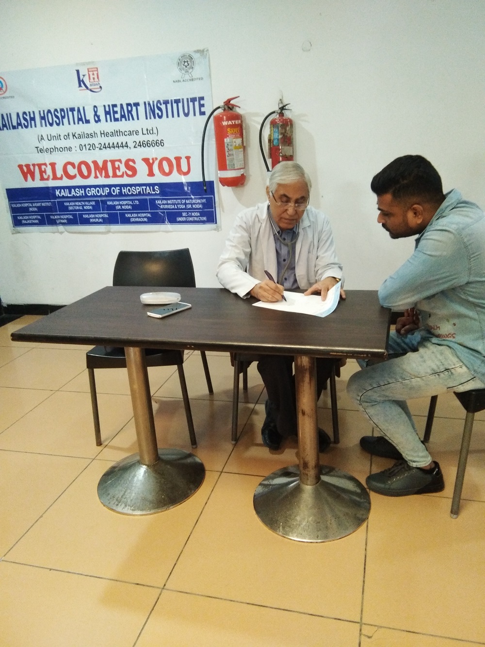 Kailash Charitable Trust in Association With ICICI Prudential is Organized a Free Health Check-up Camp at Wave Mall Sector 18, Noida
