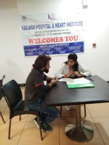Kailash Charitable Trust in Association With ICICI Prudential is Organized a Free Health Check-up Camp at Wave Mall Sector 18, Noida