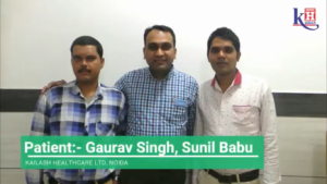 Mr. Gaurav & Mr. Sunil thank Kailash Hospital's Surgeons for their successful Maxillofacial Surgery
