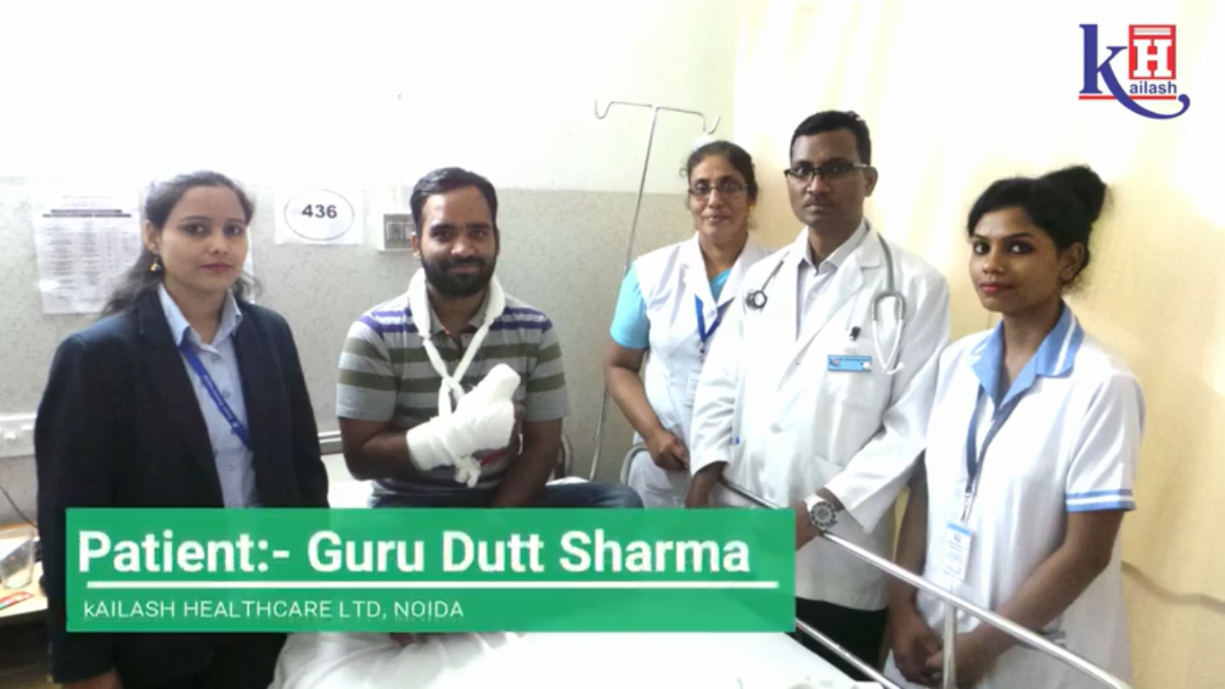 Mr. Gurudutt is Thankful to Kailash Hospital for his Successful Treatment